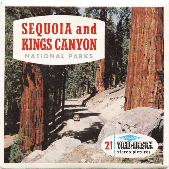 Sequoia and Kings Canyon - View-Master 3 Reel Packet - vintage - A174-S6A Packet 3dstereo 