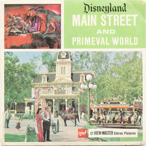 9 ANDREW - Main Street and Primeval World - View-Master 3 Reel Packet - vintage - A175-G3C Packet 3Dstereo 