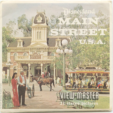 10 ANDREW - Main Street - Disneyland - View-Master 3 Reel Packet - vintage - A175-S5 Packet 3Dstereo 