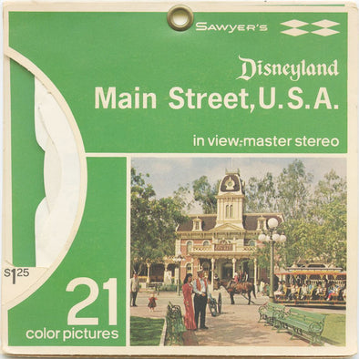 10 ANDREW - Main Street U.S.A. - View-Master 3 Reel Economy Packet - vintage - A175-SX Packet 3dstereo 
