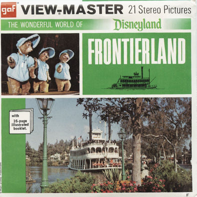 5 ANDREW - Frontierland - View-Master 3 Reel Packet - vintage - A176-G3F Packet 3dstereo 