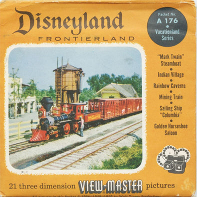 5 ANDREW - Frontierland - Disneyland - View-Master 3 Reel Packet - vintage - A176-S4 Packet 3dstereo 