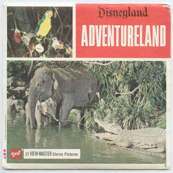 5 ANDREW - Adventureland - Disneyland - View-Master 3 Reel Packet - vintage - A177-G1 Packet 3dstereo 