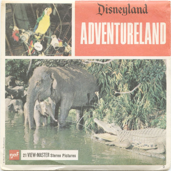 10 ANDREW - Adventureland - View-Master 3 Reel Packet - vintage - A177-G1D Packet 3dstereo 