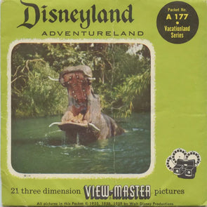 5 ANDREW - Adventureland - Disneyland - View-Master 3 Reel Packet - vintage - A177-S4 Packet 3dstereo 