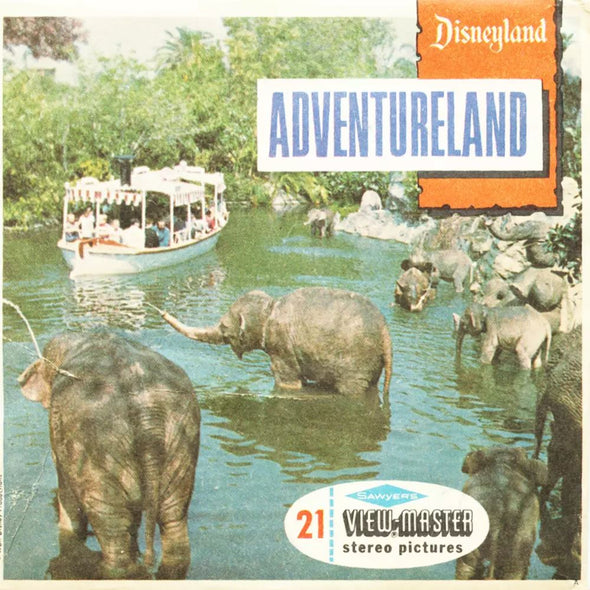 5 ANDREW - Adventureland - Disneyland - View-Master 3 Reel Packet - vintage - A177-S6 Packet 3dstereo 