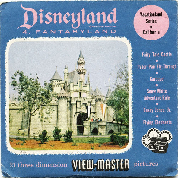 5 ANDREW - Disneyland - View-Master 3 Reel Packet - 1956 - vintage - 854-A,B,C-S3 Packet 3dstereo 