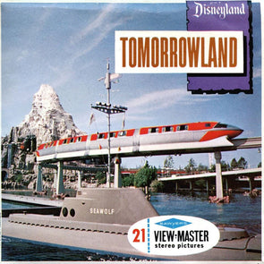 Tomorrowland - Disneyland - View-Master - Vintage - 3 Reel Packet - 1960s views - (ECO-A179-S6C) Packet 3dstereo 