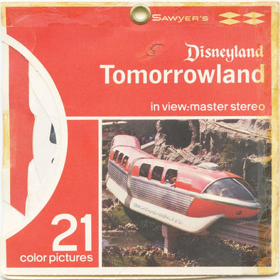 10 ANDREW - Tomorrowland - Disneyland - View-Master 3 Reel Economy Packet - vintage - A179-SX Packet 3dstereo 