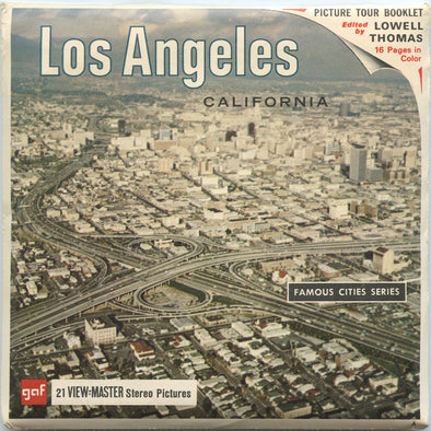 9 ANDREW - Los Angeles - View-Master 3 Reel Economy Packet - vintage - A181-G1A Packet 3Dstereo 