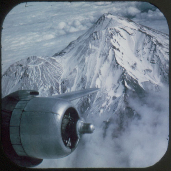 10 ANDREW - Mount Lassen and Mount Shasta - View-Master 3 Reel Economy Packet - vintage - A187-SU Packet 3Dstereo 