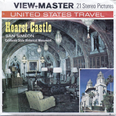 5 ANDREW - Hearst Castle - View-Master 3 Reel Packet - vintage - A190-G3B Packet 3dstereo 