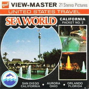 5 ANDREW - Sea World - California - Packet No2 - View-Master 3 Reel Packet - vintage - A193-G3B Packet 3dstereo 