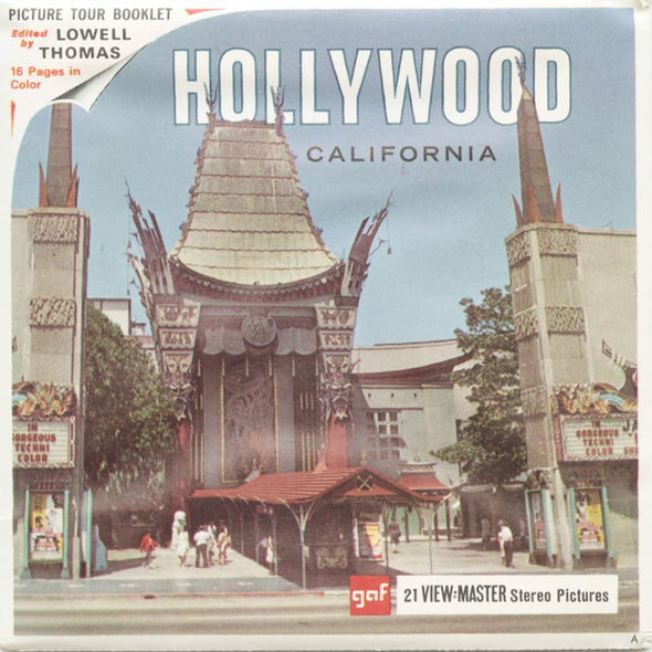 5 ANDREW - Hollywood California - View-Master 3 Reel Packet - vintage - A194-G1A Packet 3dstereo 