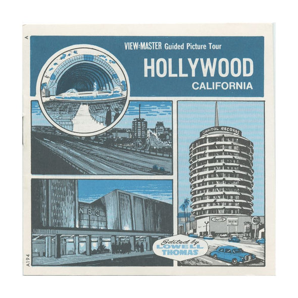 5 ANDREW - Hollywood - View-Master 3 Reel Packet - vintage - A194-S6A Packet 3dstereo 