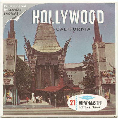 5 ANDREW - Hollywood - View-Master 3 Reel Packet - vintage - A194-S6A Packet 3dstereo 