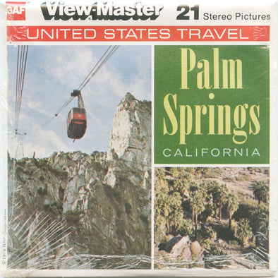 10 ANDREW - Palm Springs - View-Master 3 Reel Packet - vintage - A195-G6 - unopened Packet 3Dstereo 