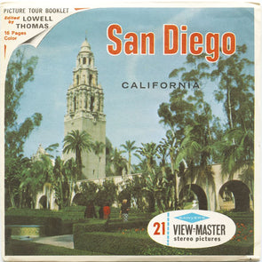 5 ANDREW - San Diego - View-Master 3 Reel Packet - vintage - A198-S6A Packet 3dstereo 