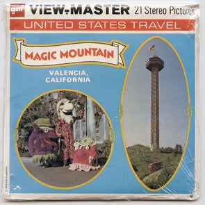 Magic Mountain - Vintage - View-Master - 3 Reel Packet - 1970s views - (PKT- A204-G3B-MINT) Packet 3dstereo 