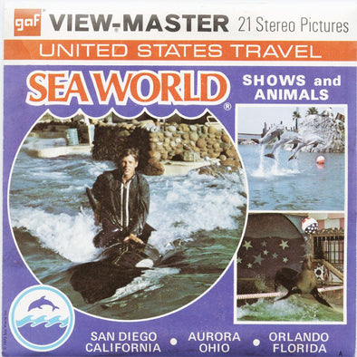 5 ANDREW - Sea World - View-Master 3 Reel Packet - vintage - A208-G3A Packet 3dstereo 