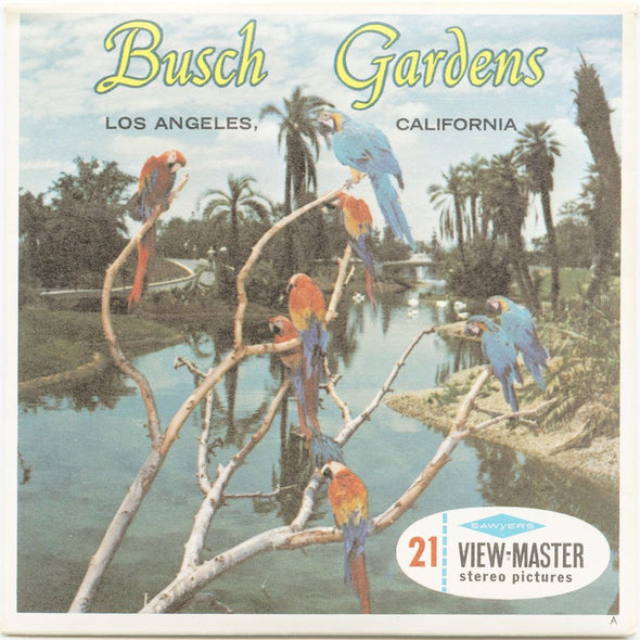 10 ANDREW - Busch Gardens - View-Master 3 Reel Packet - vintage - A233-S6A Packet 3dstereo.com 