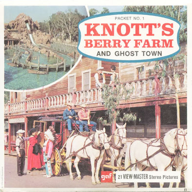 5 ANDREW - Knott's Berry Farm and Ghost Town I - View-Master 3 Reel Packet - vintage - A235-G1B Packet 3dstereo 