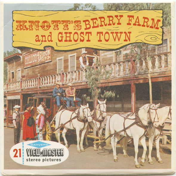9 ANDREW - Knott's Berry Farm - View-Master 3 Reel Packet - vintage - A235-S6 Packet 3Dstereo 