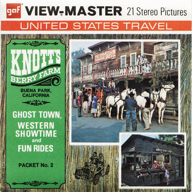 5 ANDREW - Knott's Berry Farm Packet No.2 - View-Master 3 Reel Packet - vintage - A236-G3B Packet 3dstereo 