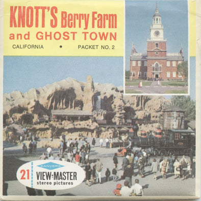 5 ANDREW - Knott's Berry Farm and Ghost Town No2 - View-Master 3 Reel Packet - vintage - A236-S6A Packet 3dstereo 