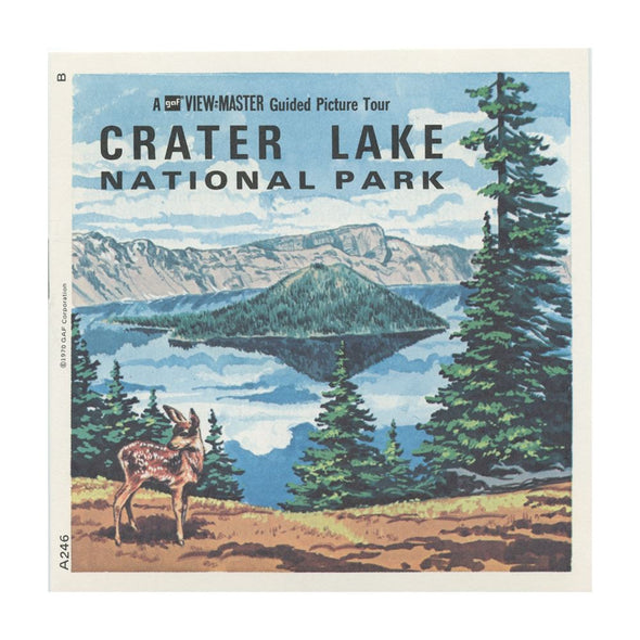 5 ANDREW - Crater Lake - View-Master 3 Reel Packet - 1970 - vintage - A246-G1B Packet 3dstereo 