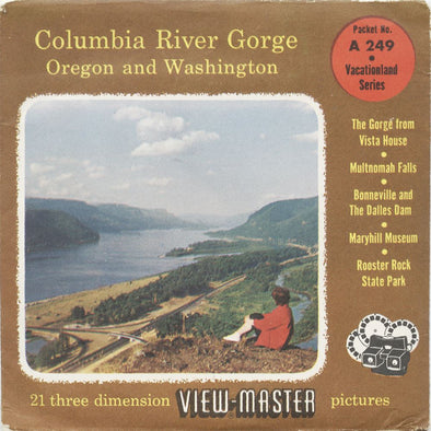 5 ANDREW - Columbia River Gorge - View-Master 3 Reel Packet - vintage - A249-S4 Packet 3dstereo 