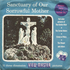 5 ANDREW - Sanctuary of Our Sorrowful Mother - View-Master 3 Reel Packet - 1955 - vintage - S3 Packet 3dstereo 