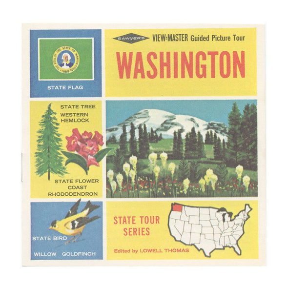 Washington - View-Master 3 Reel Packet - vintage - A270-S6A Packet 3dstereo 