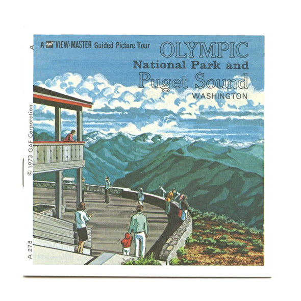 4 ANDREW - Olympic National Park - View-Master 3 Reel Packet - vintage - A278-G3A Packet 3dstereo 