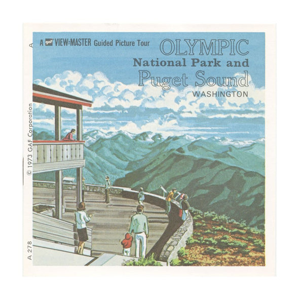 10 ANDREW - Olympic National Park - View-Master 3 Reel Economy Packet - vintage - A278-G3A Packet 3dstereo 