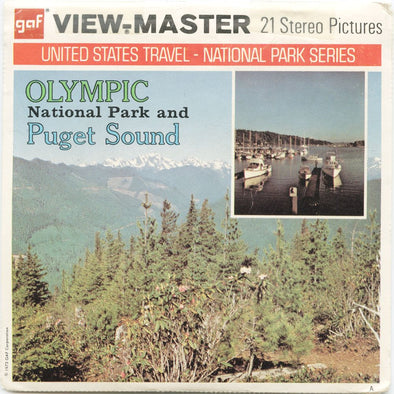 10 ANDREW - Olympic National Park - View-Master 3 Reel Economy Packet - vintage - A278-G3A Packet 3dstereo 
