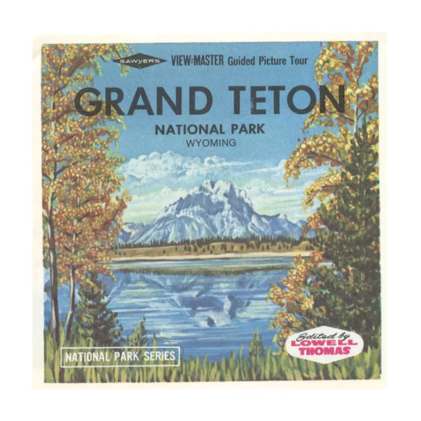 5 ANDREW - Grand Teton National Park, Wyoming - View-Master 3 Reel Packet - vintage - A307-G1A Packet 3dstereo 