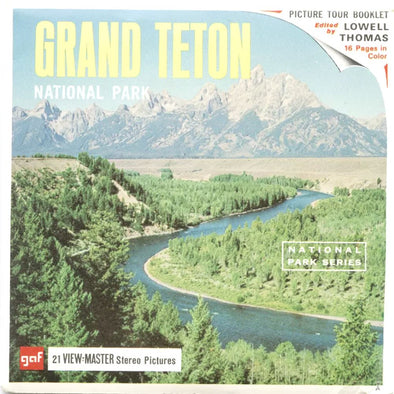 5 ANDREW - Grand Teton National Park, Wyoming - View-Master 3 Reel Packet - vintage - A307-G1A Packet 3dstereo 