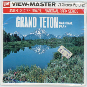 Grand Teton National Park - View-Master 3 Reel Packet - vintage - 1970s PKT 3Dstereo 