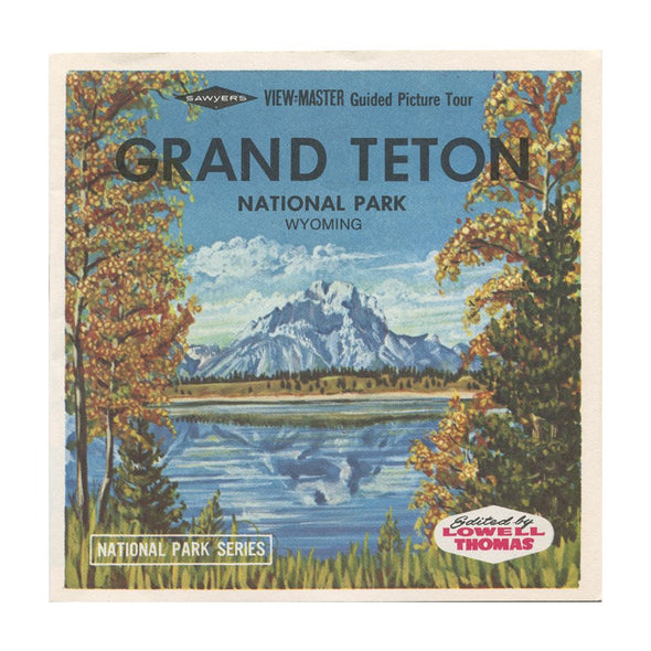 10 ANDREW - Grand Teton - View-Master 3 Reel Packet - vintage - A307-S6A Packet 3dstereo 