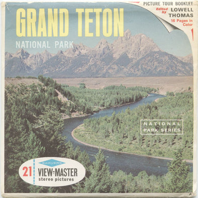 10 ANDREW - Grand Teton - View-Master 3 Reel Packet - vintage - A307-S6A Packet 3dstereo 