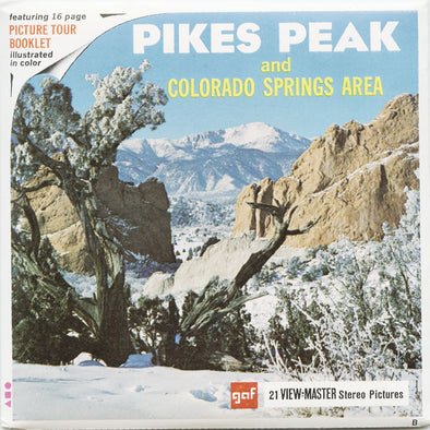 5 ANDREW - Pikes Peak and Colorado Springs Area - View-Master 3 Reel Packet - vintage - A321-G1B Packet 3dstereo 