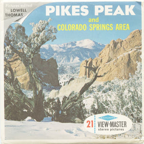 5 ANDREW - Pikes Peak and Colorado Springs - View-Master 3 Reel Packet - vintage - A321-S6A Packet 3dstereo 