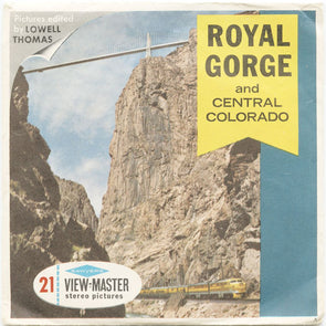 10 ANDREW - Royal Gorge & Central Colorado - View-Master 3 Reel Packet - vintage - A323-S6A Packet 3Dstereo 