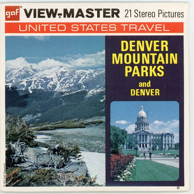 5 ANDREW - Denver Mountain Parks - View-Master 3 Reel Packet - vintage - A324-G3B Packet 3dstereo 