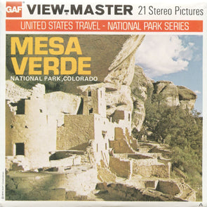 5 ANDREW - Mesa Verde National Park - View-Master 3 Reel Packet - vintage - A325-G5A Packet 3dstereo 