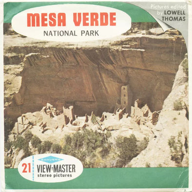 5 ANDREW - Mesa Verde - View-Master 3 Reel Packet - vintage - A325-S5 Packet 3dstereo 