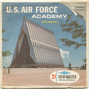 10 ANDREW - U.S. Air Force Academy - Colorado - View-Master 3 Reel Economy Packet - vintage - A326-S6A Packet 3dstereo 