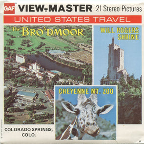 5 ANDREW - The Broadmoor Hotel - View-Master 3 Reel Packet - vintage - A335-G5A Packet 3dstereo 