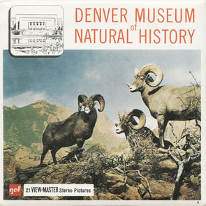 5 Andrew - Denver Museum of Natural History - View-Master - 3 Reel Packet - 1970s views - Vintage - A338-G1A Packet 3Dstereo 